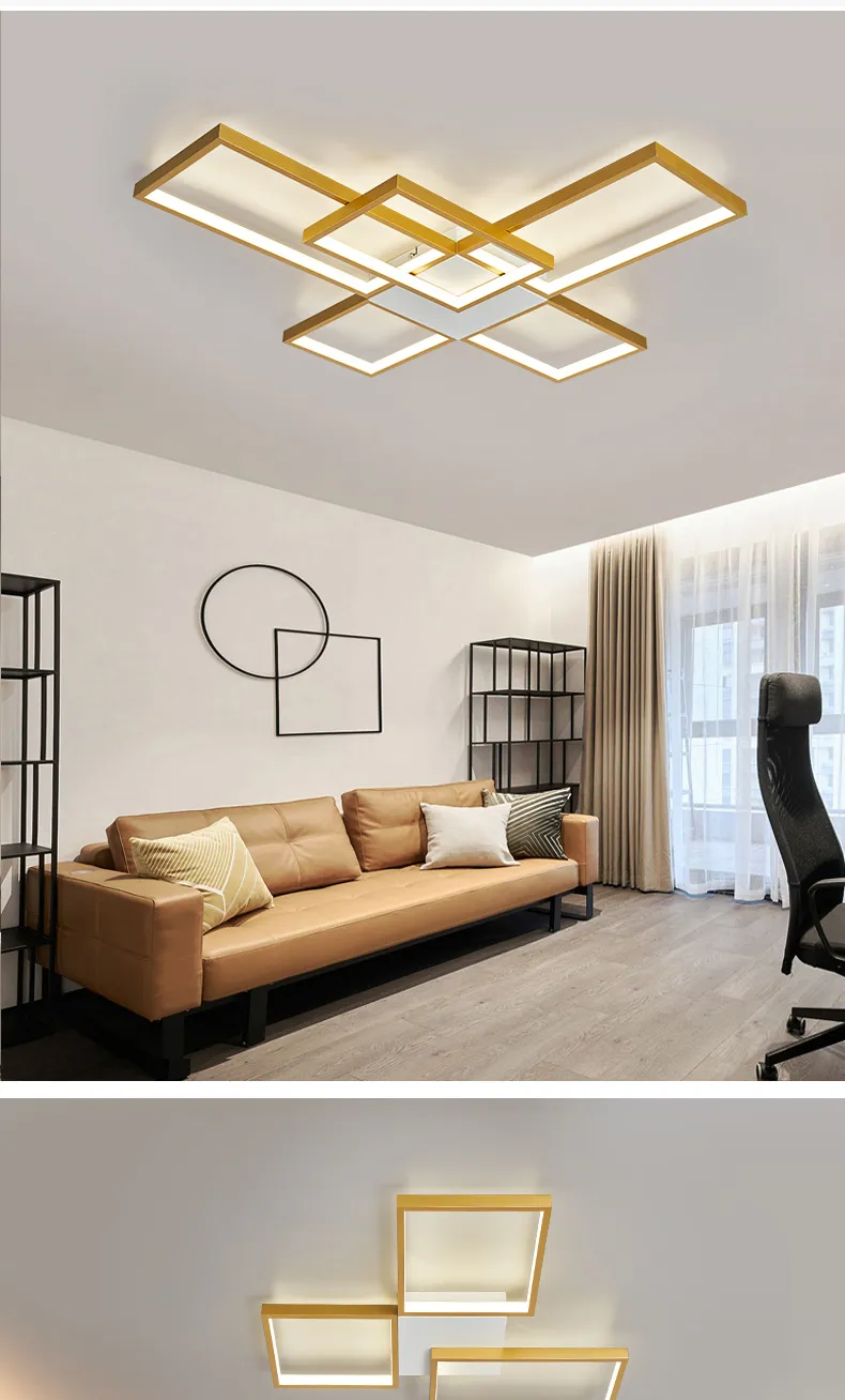 Luminária Sobrepor Minimalista Quadrado Alumínio Vazado Com Luz de LED 7 H5c7af622ee954a1d891d5504979c6393i luminaires YustDesign Chandeliers and wall lights on sale and cheap