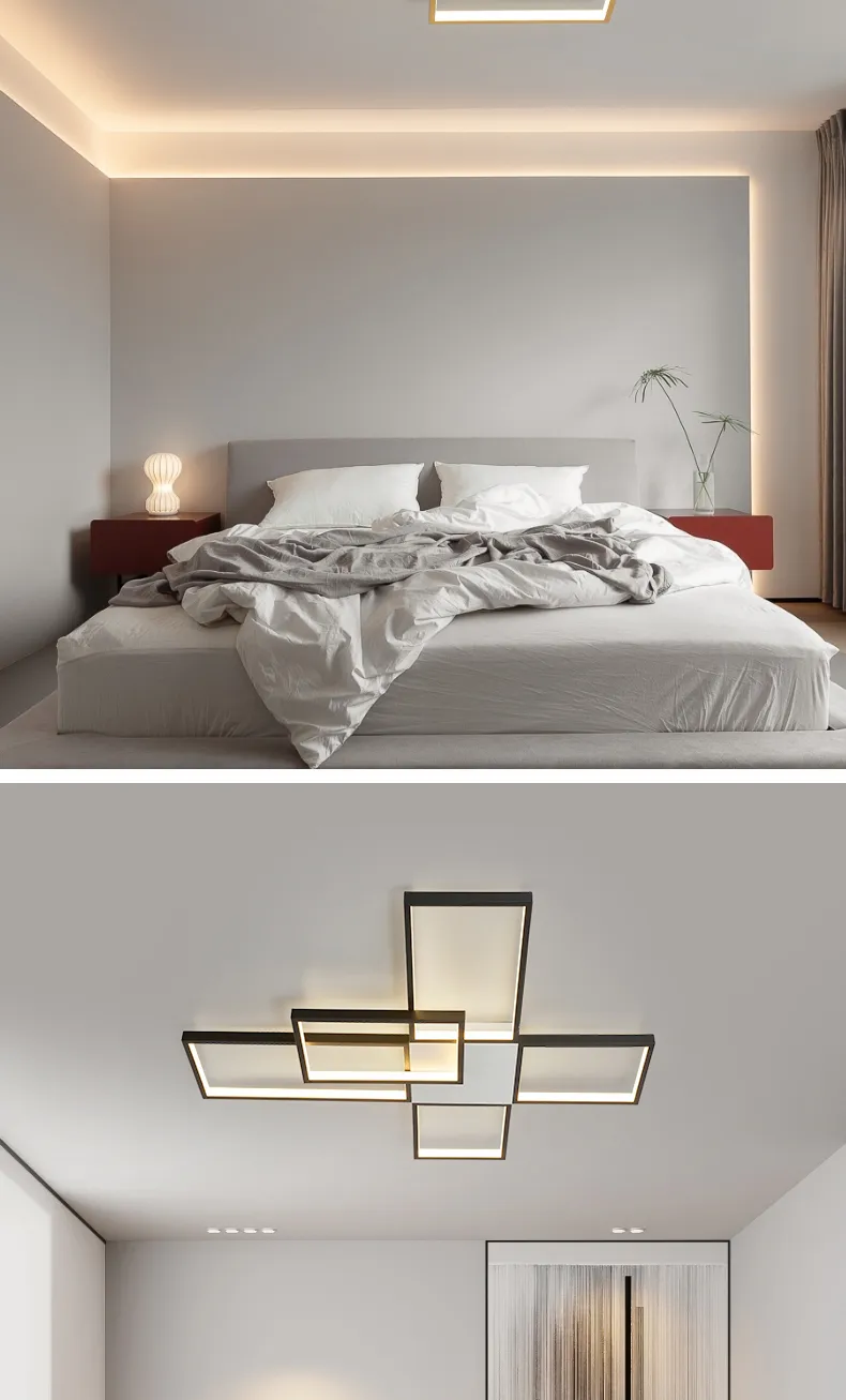 Luminária Sobrepor Minimalista Quadrado Alumínio Vazado Com Luz de LED 8 H6f643ce15bd24c09a7190350316c9c4cz luminaires YustDesign Chandeliers and wall lights on sale and cheap