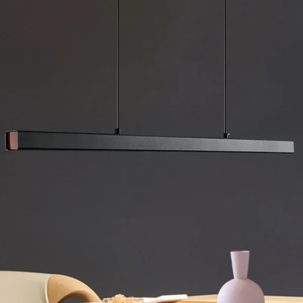 Lustre Minimalista linear Barra Alumínio e Luz de LED