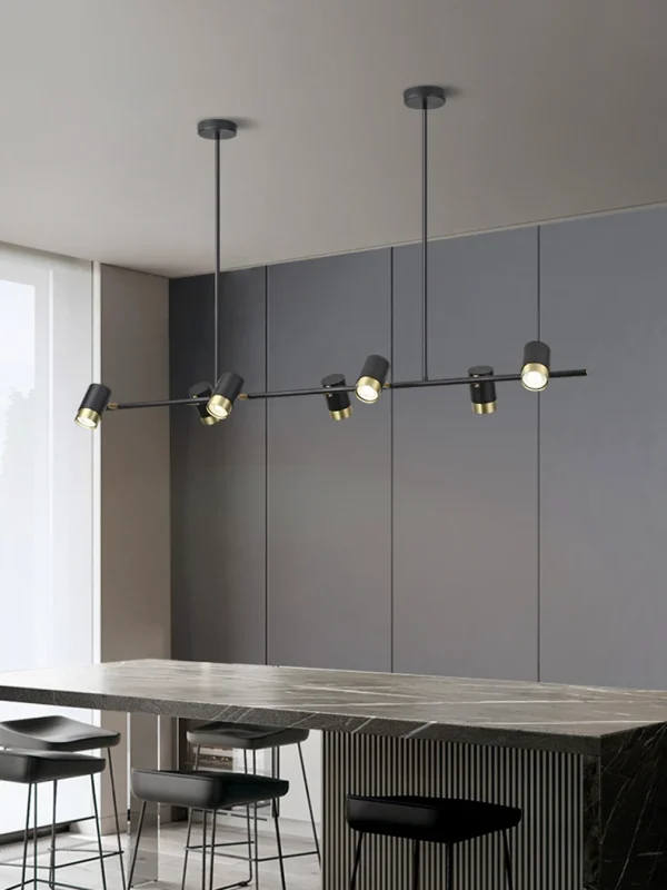 Lustre retangular com spot de LED - Image 4