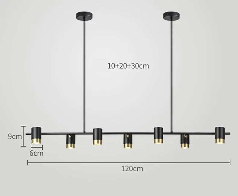 Lustre retangular com spot de LED 6 Sd5e9db24824a4f3bbe8057204e7eca3cY luminaires YustDesign Chandeliers and wall lights on sale and cheap