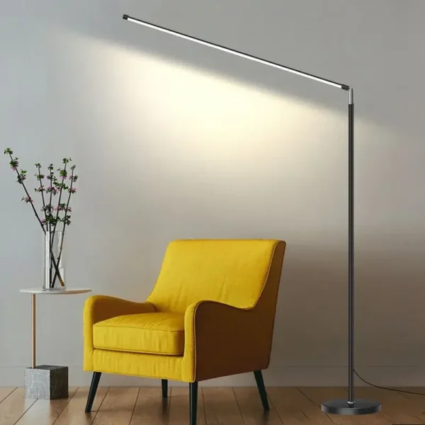 Luminária de Chão Minimalismo Linear Luz LED