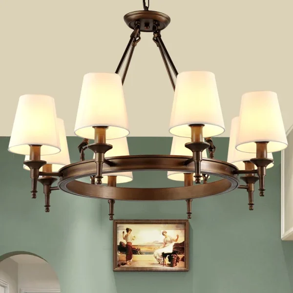 Lustre Redondo Retrô  Design Americano - Image 3