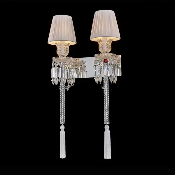 Lustre De Parede Modelo Baccarat De Cristal K9