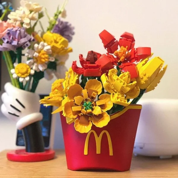 Resina Buquê Pote De Flores De Batatas Mcdonald's - Image 2