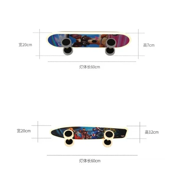 Luminária Infantil Criativo Skate Luz de Teto - Image 4