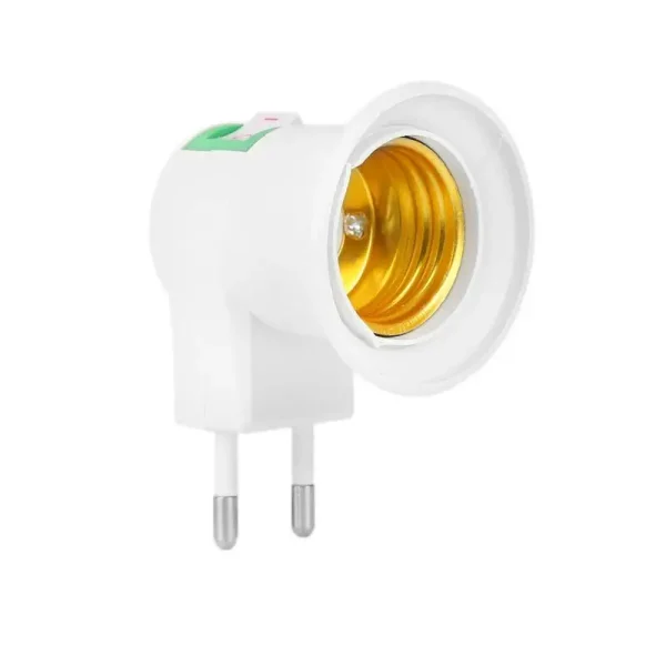 E27 Soquete Led Base Suporte Adaptador Interruptor Liga/Desliga - Image 3