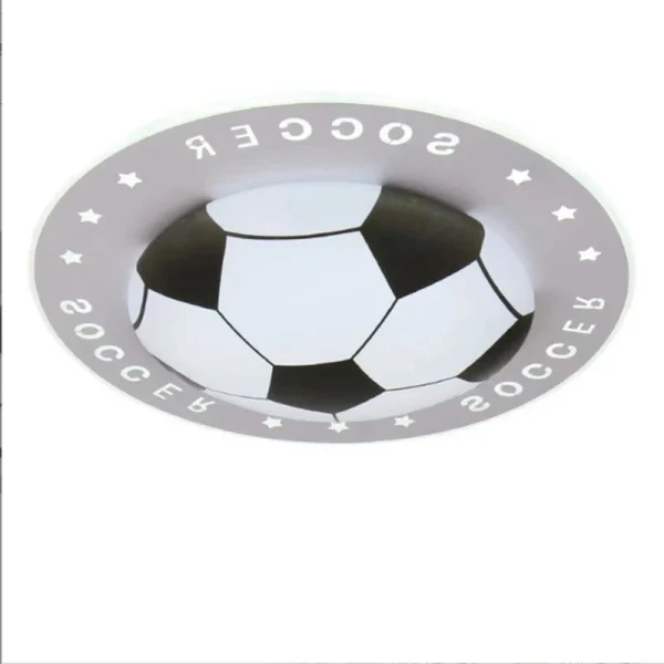 Luminária Infantil Sobrepor Bola Futebol Luz LED