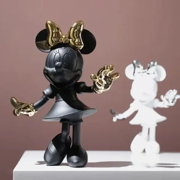 Mickey e Minnie Mouse Action Figure De Resina - Image 2