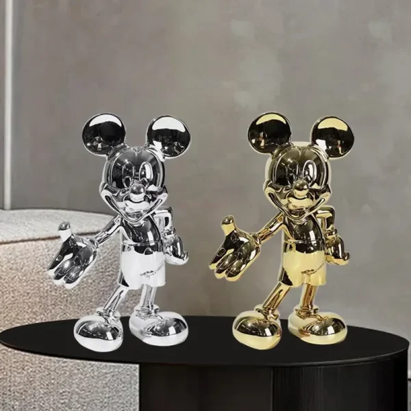 Mickey e Minnie Mouse Action Figure De Resina - Image 3