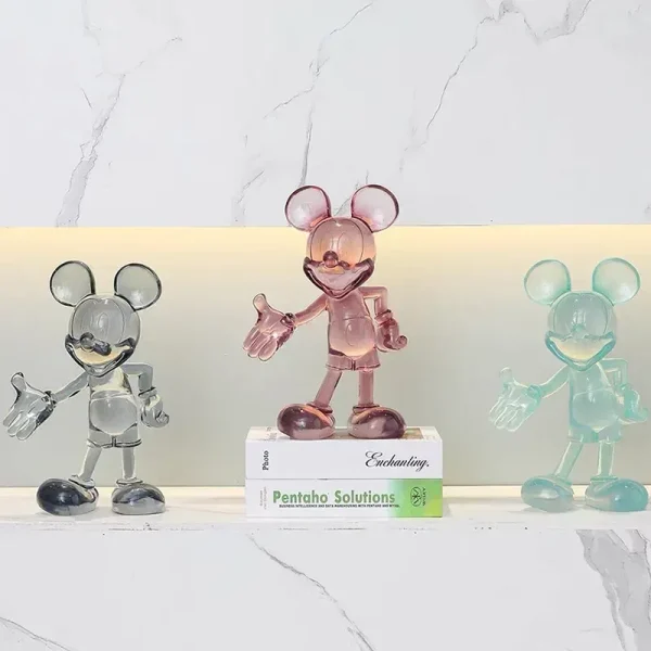 Mickey e Minnie Mouse Action Figure De Resina - Image 4