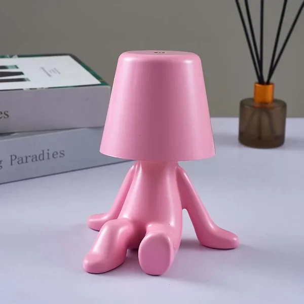 Luminária De Mesa Cultura Pop Escultura Humana