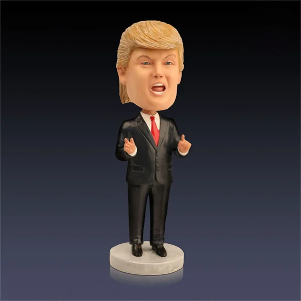 Escultura Resina Cartoon American Donald Trump President - Image 2