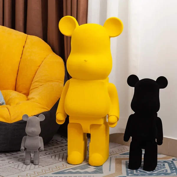 Escultura Toy Bearbrick Urso Cultura Pop - Image 3