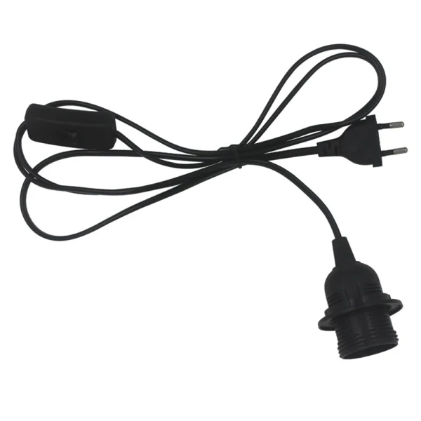 Plug Com Base Para Lâmpada Com Cabo Alimentação 1.8m - Image 2