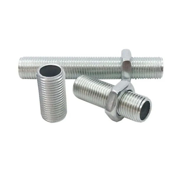 Tubo Roscado Lâmpada M10 Cabeça Galvanizada Base Fixa
