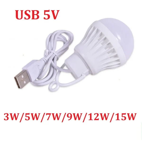 Mini Lâmpada USB De LED Portátil 5v - Image 2