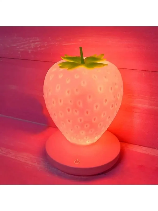 Luminária Fruta Morango Cultura Pop USB Recarregável - Image 2