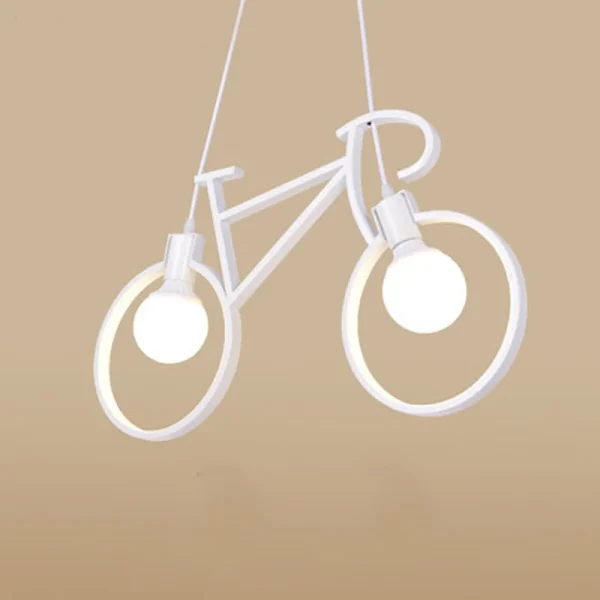 Luminária Infantil Vintage Ferro Forjado Bicicleta