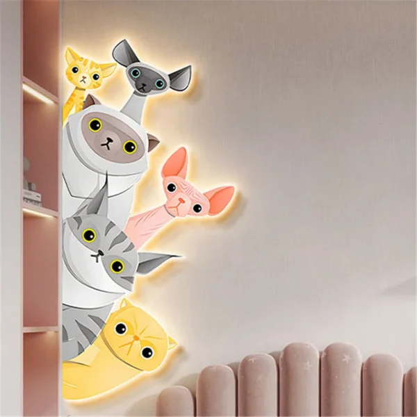 Luminária Infantil (Quarto Bebê), Arandela Formato Animal Com Luz LED