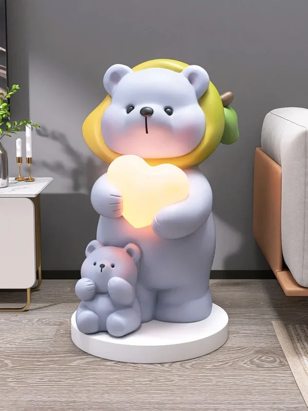 Luminária Infantil Estátua Urso - Image 3