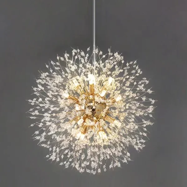 Lustre Redondo Moderno Sky Star Crystal