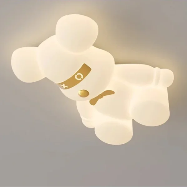 Luminária Sobrepor Urso Creme Branco - Image 2