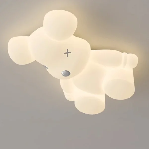 Luminária Sobrepor Urso Creme Branco - Image 3