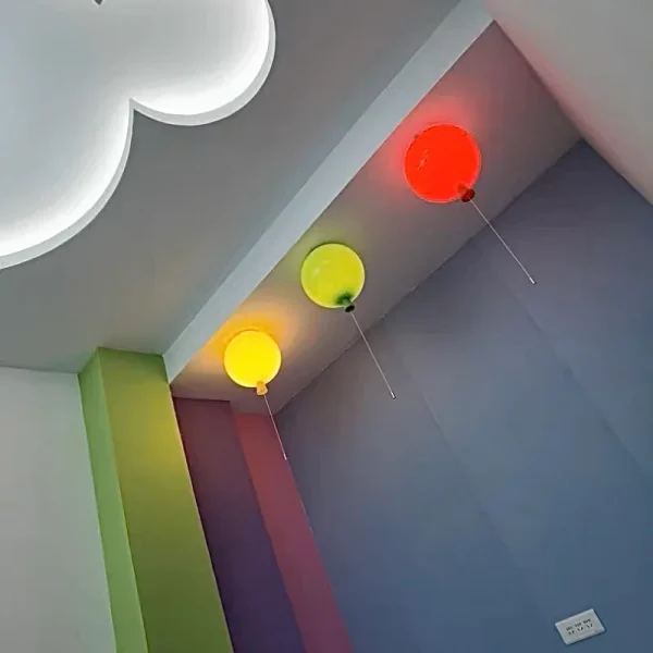 Pendente Infantil Em Forma Balão Colorido - Image 3