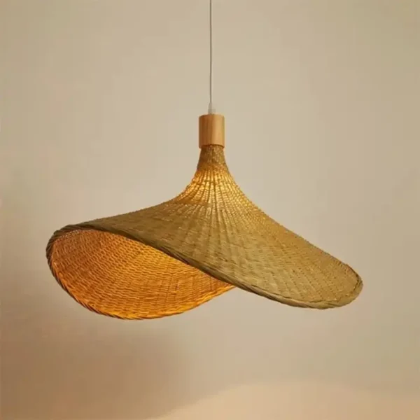 Lustre Bambu Rattan Artesanal