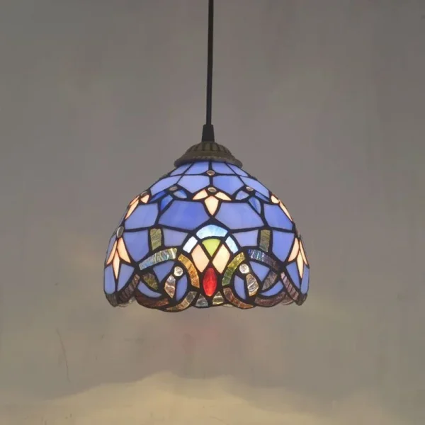 Pendente Vintage Tiffany Vitral Colorido 2024/2025 - Image 3