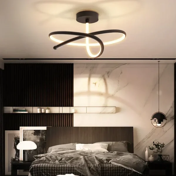 Luminária Sobrepor Minimalista Ferro Retorcido Design 2024/2025 - Image 3