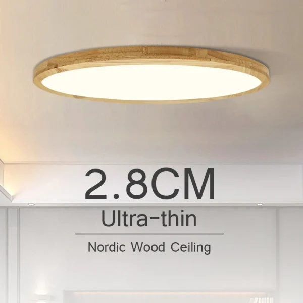 Luminária Sobrepor Redonda Ultrafina Minimalista Modelo 2024/2025 - Image 2