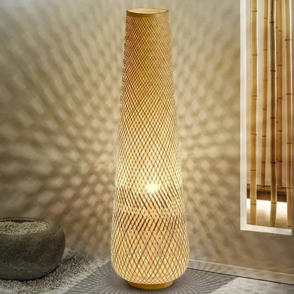 Luminária Natural Rustica Bamboo