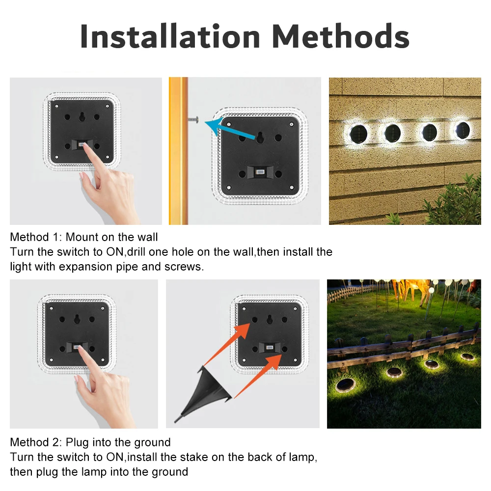 Spot De Piso Para Jardins IP65 Energia Solar 8 kf Sa09b6e9c1d4443df866710daf5e16963K luminaires YustDesign Chandeliers and wall lights on sale and cheap