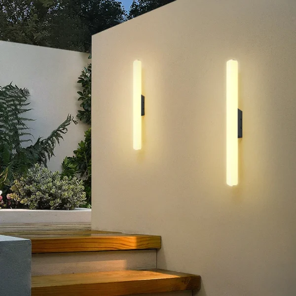 Arandela Tubular Linear Para Jardins LED IP65 - Image 2