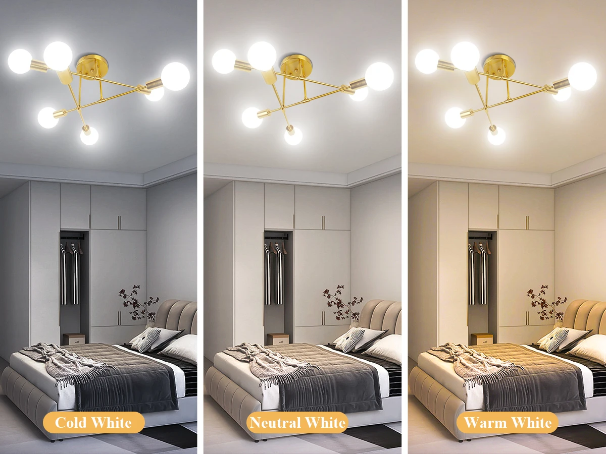 Luminária Sobrepor Luz Geral Com Lâmpada Aparente 8 kf Sc779dcbfa8514f5a9783364b2d6d128er luminaires YustDesign Chandeliers and wall lights on sale and cheap