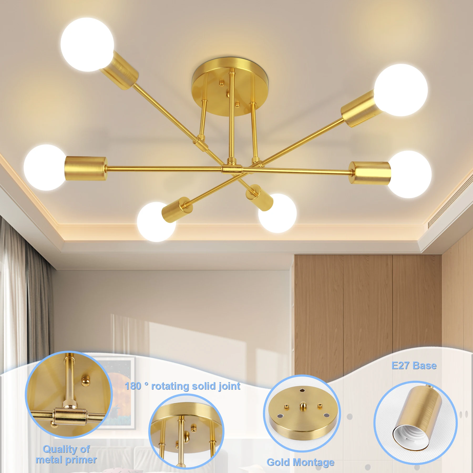 Luminária Sobrepor Luz Geral Com Lâmpada Aparente 5 kf Sd66be3ccd510453e92d63609f4b92f14r luminaires YustDesign Chandeliers and wall lights on sale and cheap
