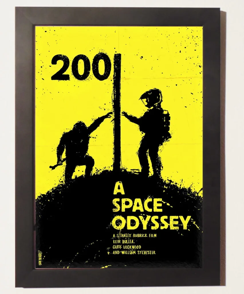 poster cartaz 2001 uma odisseia no espaco c moldura geek series luminaires YustDesign Chandeliers and wall lights on sale and cheap