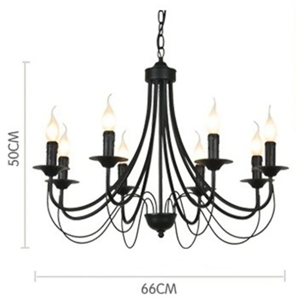 2 lustre rustico preto vintage marca miresa luminaires YustDesign Chandeliers and wall lights on sale and cheap