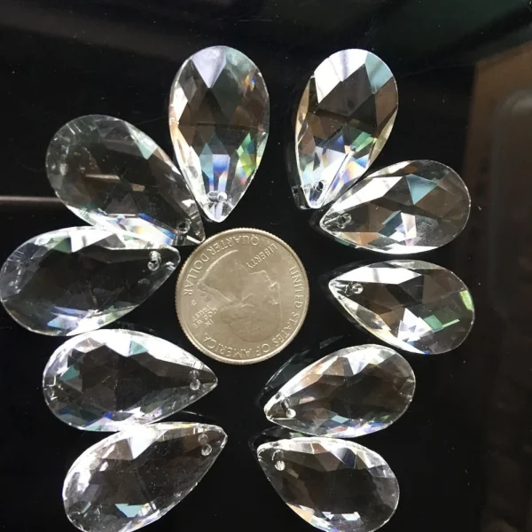 Peças Para Lustre Vidro Claro 10Pcs - Image 4