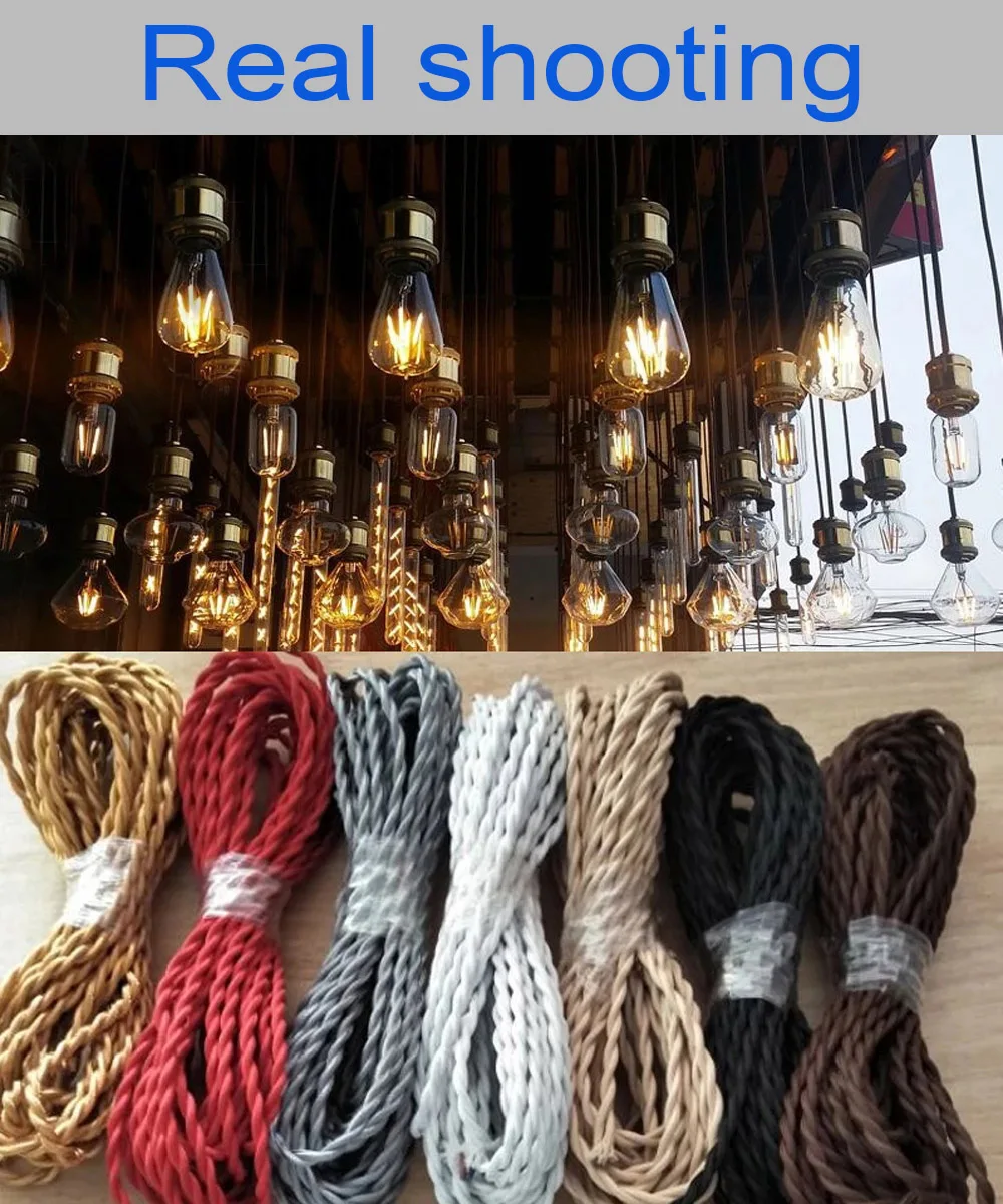 Fio Elétrico Torcido Cabo Trançado 2 núcleos e 3 núcleos 9 kf S0a028117b30e4c26bd7f0a90ff2cdaa3v luminaires YustDesign Chandeliers and wall lights on sale and cheap