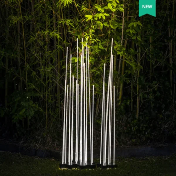 Luminária Para Jardins Design Minimalista Linear de Acrílico - Image 4