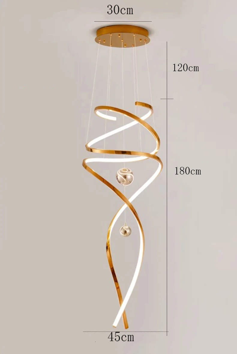 Lustre Dourado Moderno Em Curva 7 kf S273ddceca78c42c0b57ffadb8b2f15da0 luminaires YustDesign Chandeliers and wall lights on sale and cheap