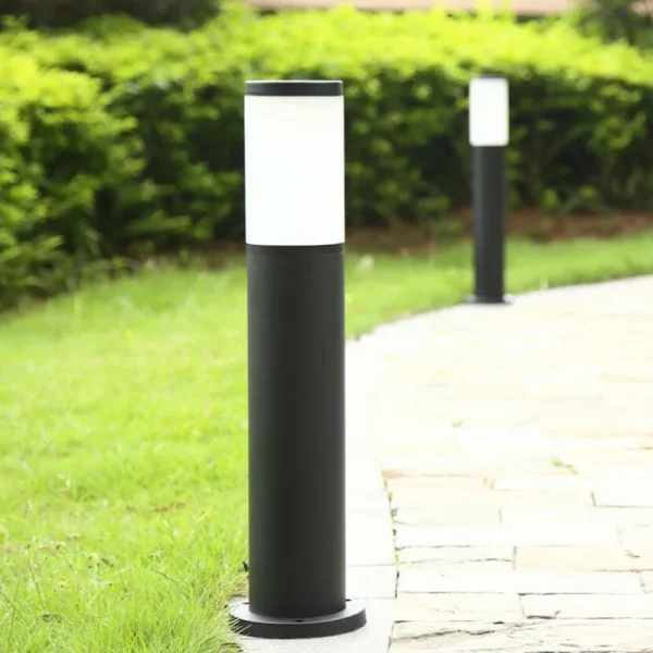 Balizador Poste De Caminha Para Jardins Luz LED Formato Cilíndrico - Image 3