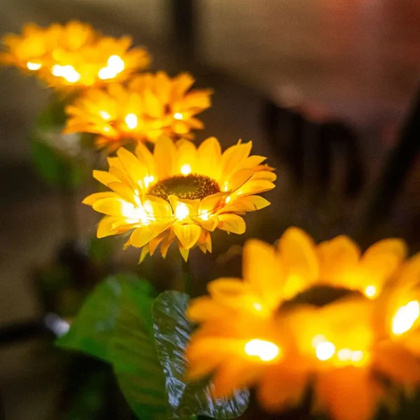 Luminária Para Jardins Finco Girassol
