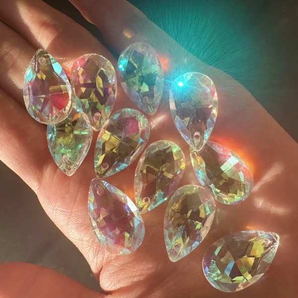 Peças Cristal Furta Cor 22mm 10Pcs