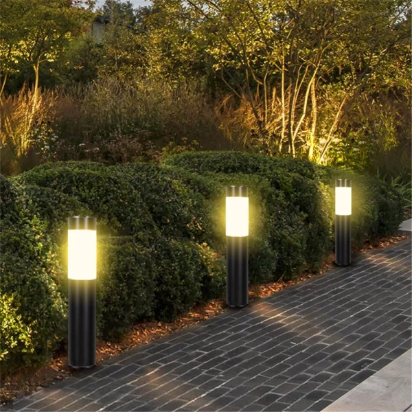 Poste Balizador Luz Solar Para Jardins - Image 4