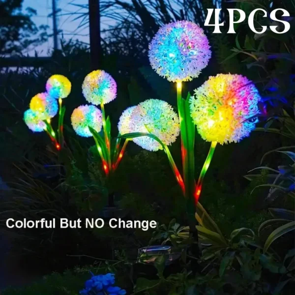 Luminária Solar Para Jardins Dente-De-Leão Luz De LED - Image 2