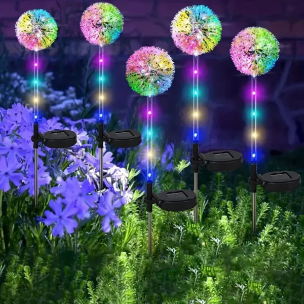 Luminária Solar Para Jardins Dente-De-Leão Luz De LED - Image 4